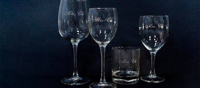 Гравировка на стекле | Гравировка на бокалах в Минске